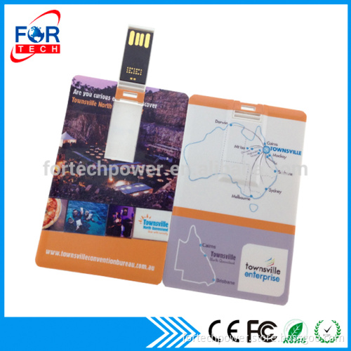 2 Sided free full color printing greeting cards usb flash drives bulk cheap 1gb for promotional